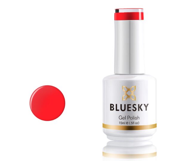 BLUESKY PINK NEON CORAL GEL NAIL POLISH 15ML