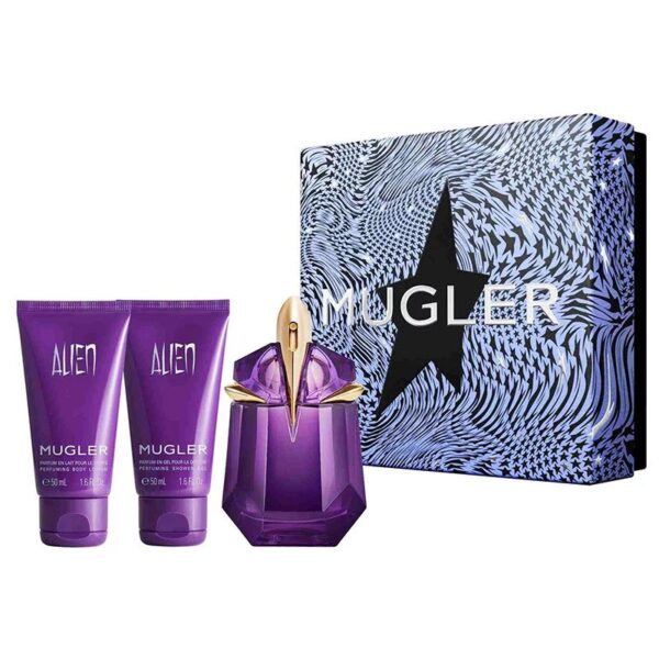 MUGLER ALIEN 3PC WOMEN GIFT SET - 30ML EDP + 50ML BODY LOTION + 50ML SHOWER GEL