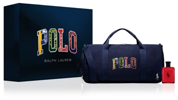 RALPH LAUREN POLO SET - POLO RED EDT 125ML + FULL SIZE DUFFLE BAG (BEAUTIFULLY PRESENTED)