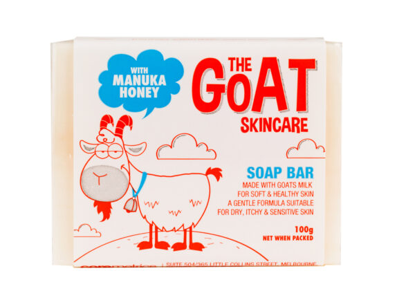 THE GOAT SKINCARE SOAP BAR WITH MANUKA HONEY 100G