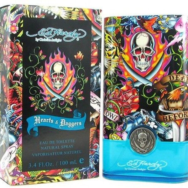 ED HARDY HEARTS & DAGGER EDT 100ML SPRAY