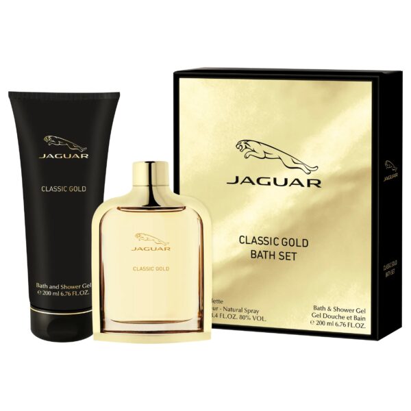 JAGUAR GOLD 2PC SET - EDT 100ML + SHOWER GEL 200ML