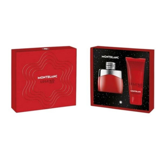 MONT BLANC LEGEND RED 2PC SET - EDP 50ML SPRAY + SHOWER GEL 100ML