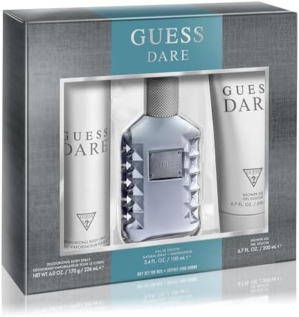 GUESS DARE HOMME 3PC SET - EDT 100ML + BODY SPRAY 226ML + SHOWER GEL 200ML