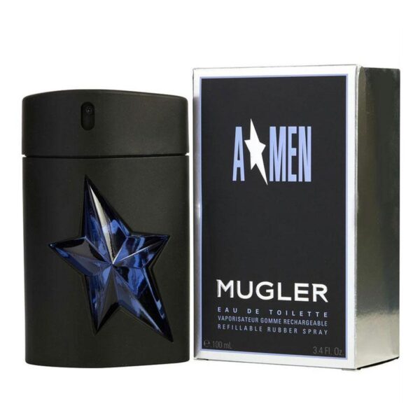 MUGLER A MEN RUBBER FLASK (M) EDT 100 ml REFILLABLE