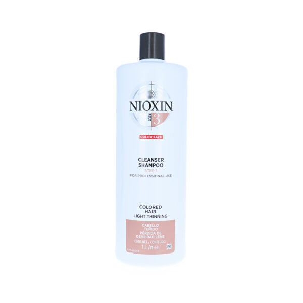 NIOXIN SHAMPOO 1000ML SYSTEM 3 CLEANSER