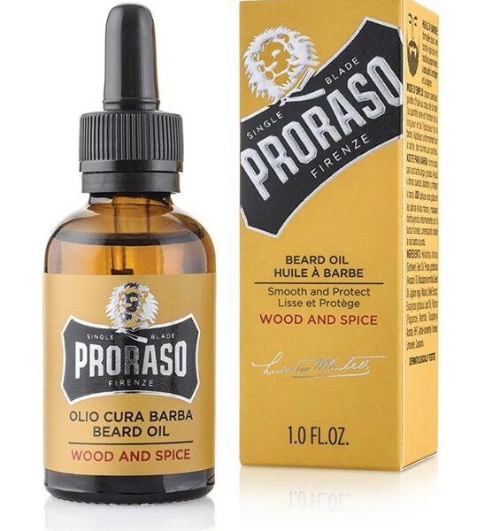PRORASO BEARD OIL WOOD & SPICE 30ML