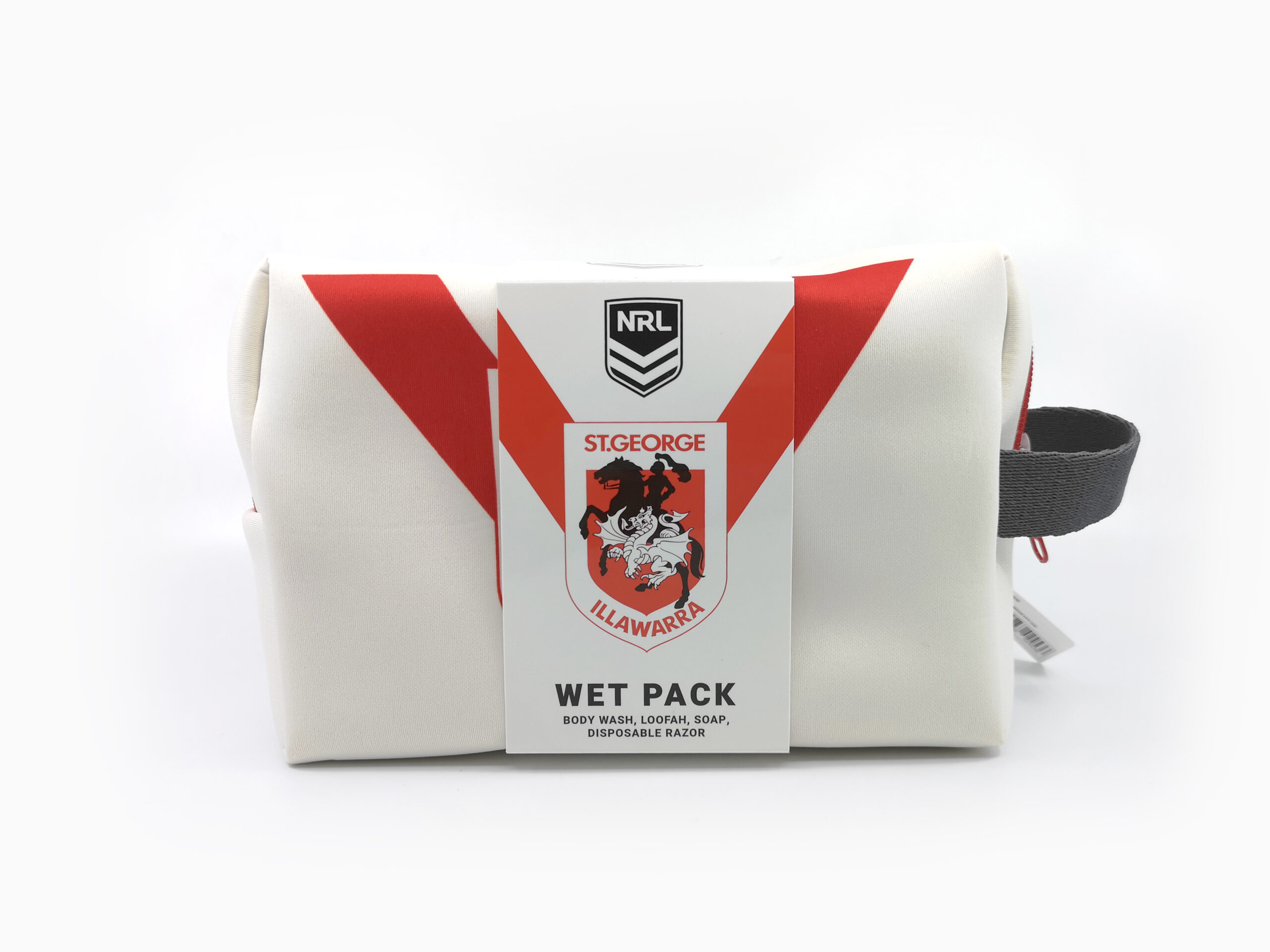NRL TOILETRIES BAG GIFT SET ST GEORGE 150ML BODY WASH