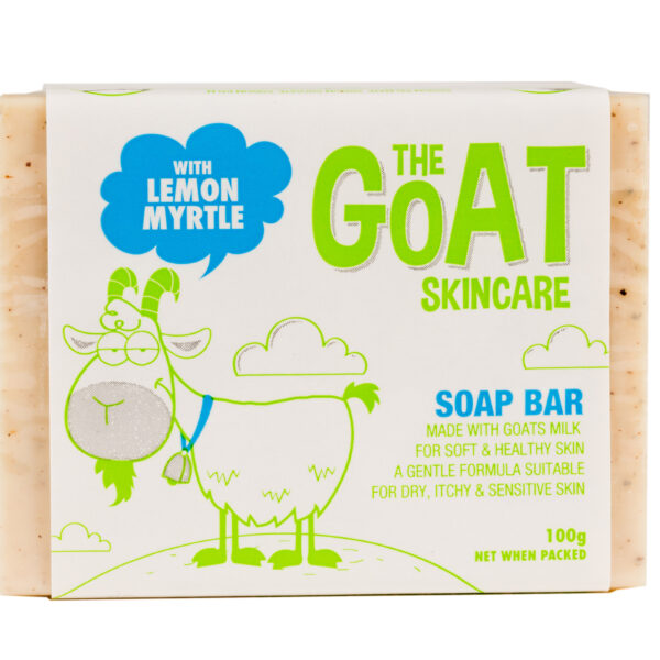 THE GOAT SKINCARE SOAP BAR WITH LEMON MYRTLE 100G