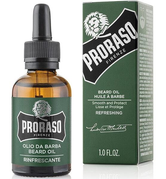 PRORASO BEARD OIL EUCALYPLTUS & ROSEMARY 30ML