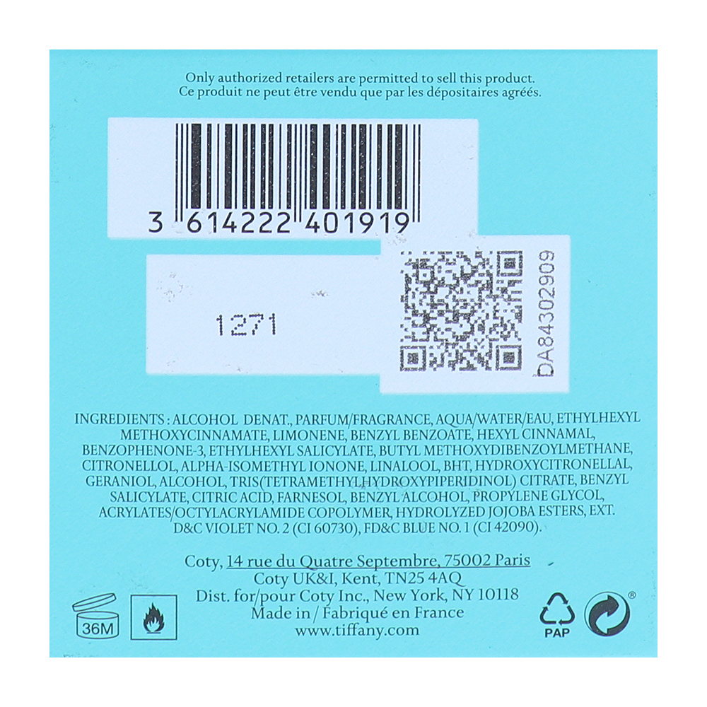 TIFFANY & CO EDP 30ML SPRAY - Image 3